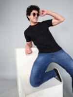 Rare Rabit Regular Round Neck T Shirt Marron - Image 5